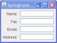 另一个使用SpringLayout的GUI图片
