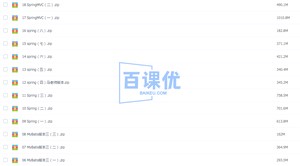 【马士兵】Java就业班 - 框架，分布式，微服务|高清完结